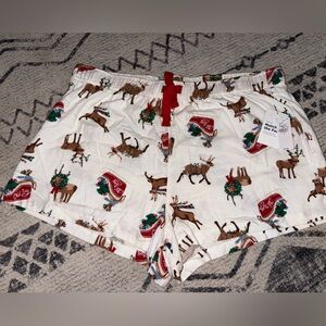 Old Navy White Holiday Print Women's Shorts, NWT